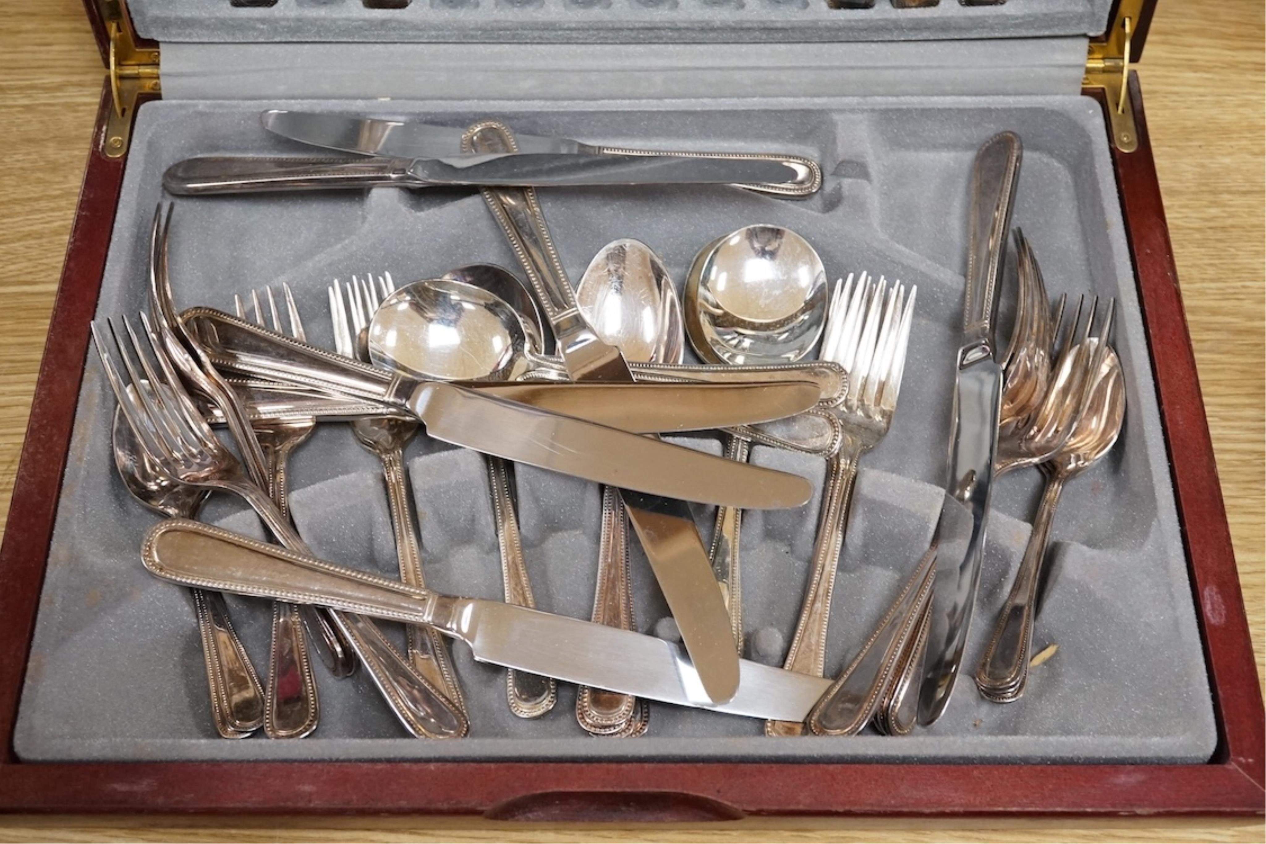 Two Canteens of cutlery comprising J. Thompson & Sons and another by Viners